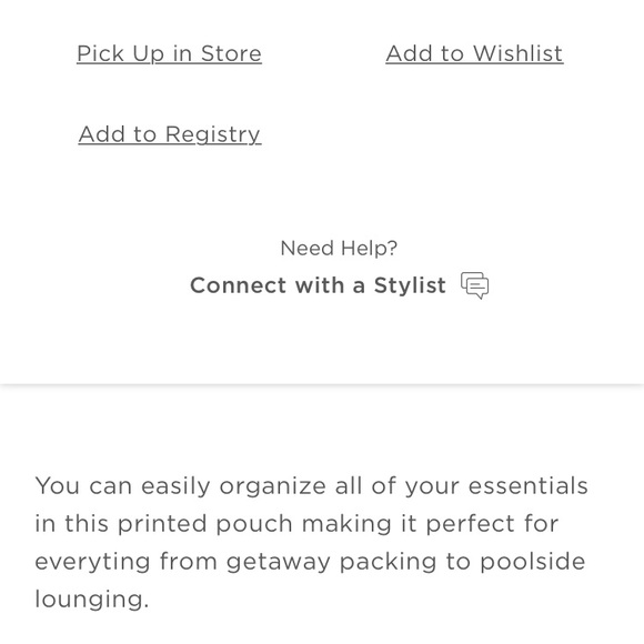 Lilly Pulitzer Lilly’s house oasis pouch one left - Picture 5 of 6